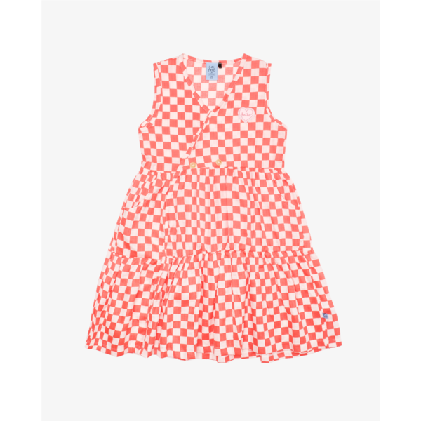 The Girl Club Checker Play Dress