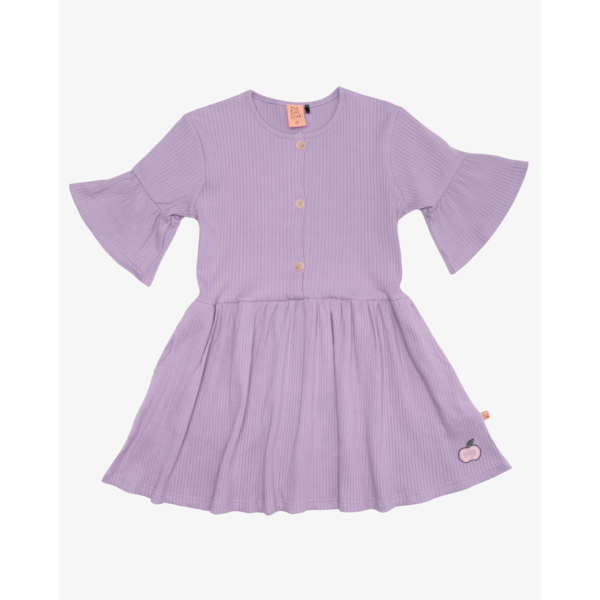 The Girl Club Flare Sleeve Rib Dress