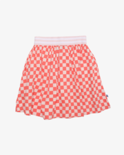 The Girl Club Elastic Waist Checker Skirt-dresses-and-skirts-Bambini