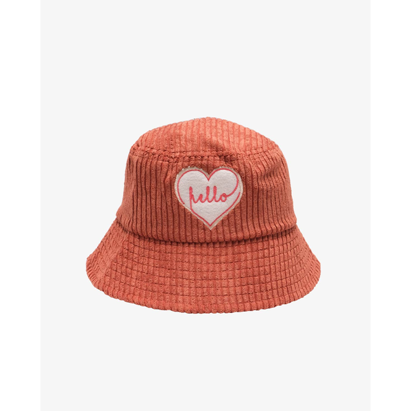 The Girl Club Hello Patch Cord Bucket Hat