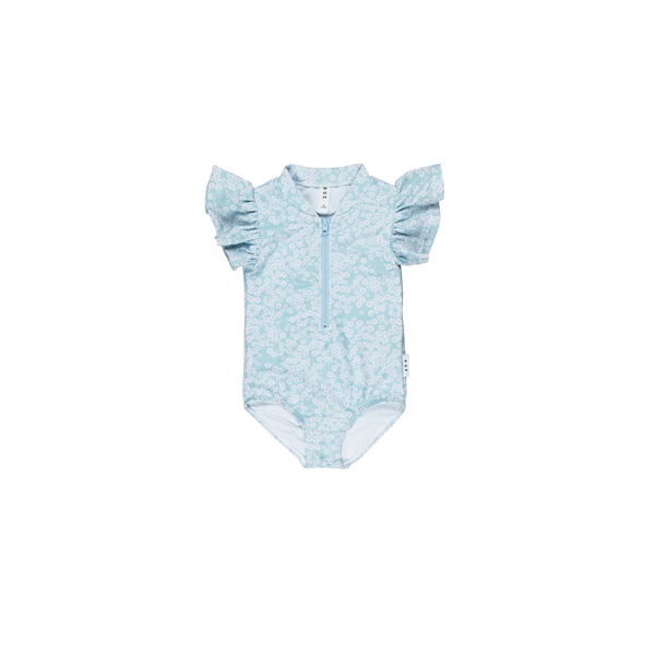 Huxbaby Frill Zip Swimsuit