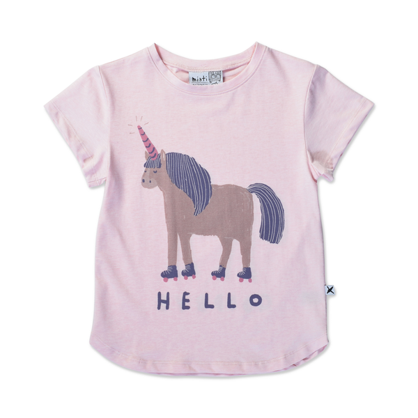 Minti Hello Goodbye Unicorn Tee