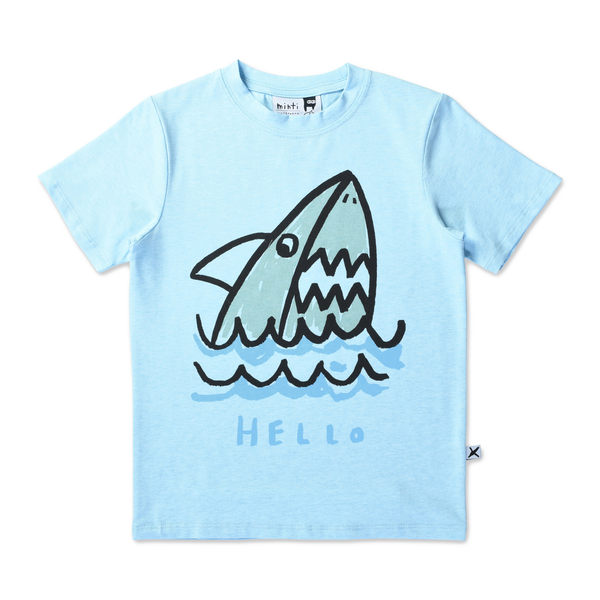 Minti Texta Shark Tee