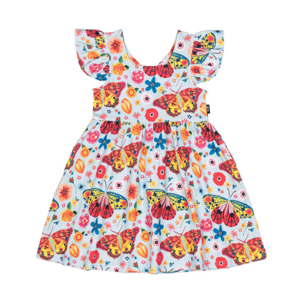 Rock Your Kid Butterflies Lola Dress With Frills