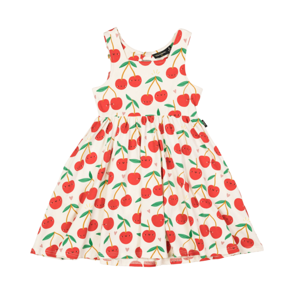 Rock Your Kid My Cherry Amour Tie Back Dress