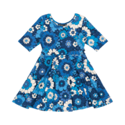 Rock Your Kid Aloha Azure Waisted Dress-dresses-and-skirts-Bambini