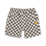 Rock Your Kid Charcoal Check Starter Shorts