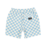 Rock Your Kid Blue Check Starter Shorts