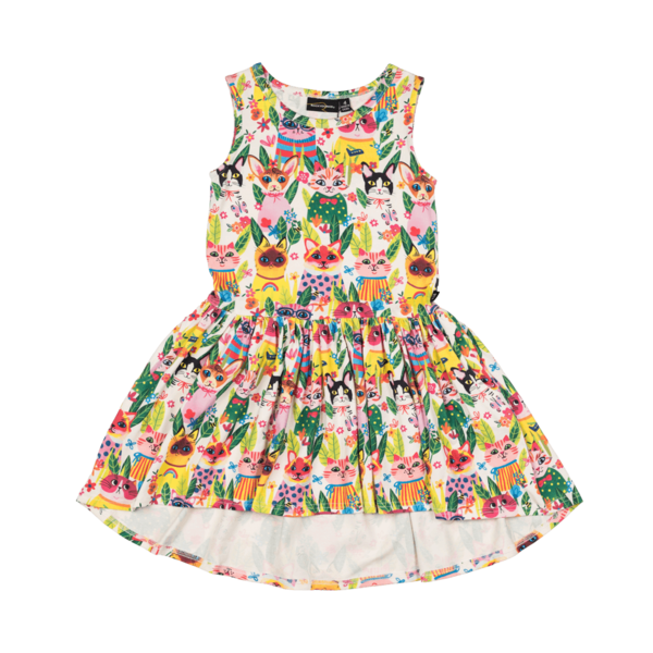 Rock Your Kid Cool Cats Drop Waist Dress