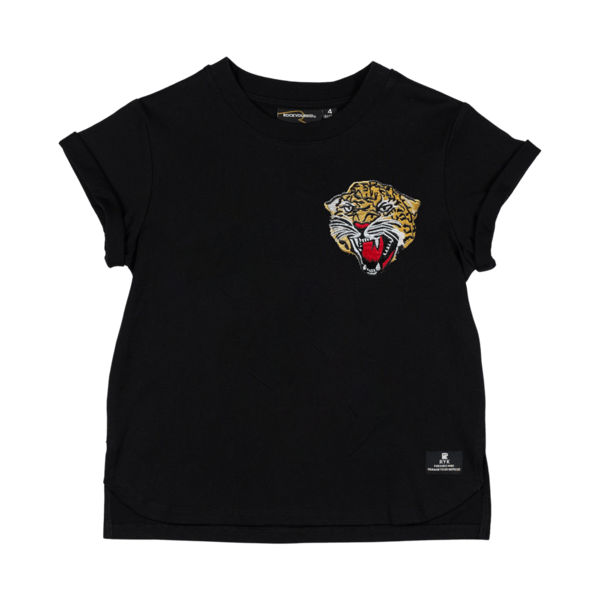 Rock Your Kid Tiger Face Boxy T-Shirt