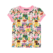 Rock Your Kid Cool Cats Ringer T-Shirt-tops-Bambini