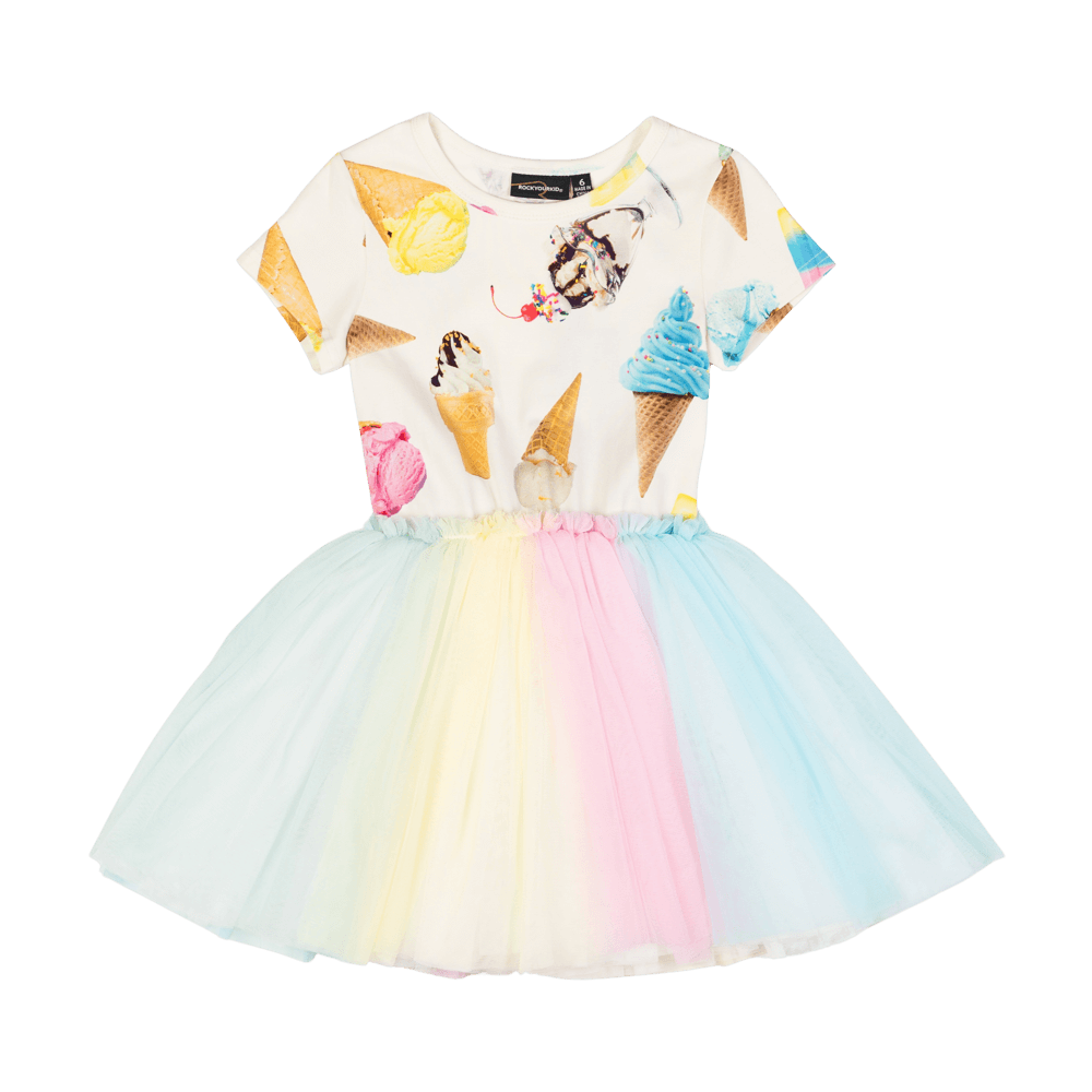 Rock Your Kid Ice Cream Riot Circus Dress Girls Dresses and Skirts