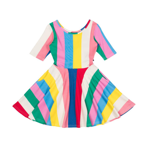 Rock Your Kid Stripes Waisted Dress