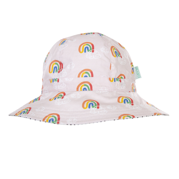 Acorn Rainbow Squiggle Floppy Hat