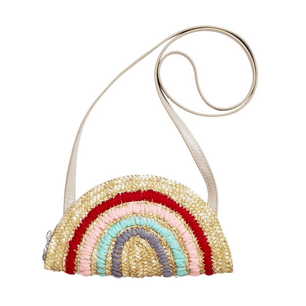 Acorn Rainbow Straw Bag