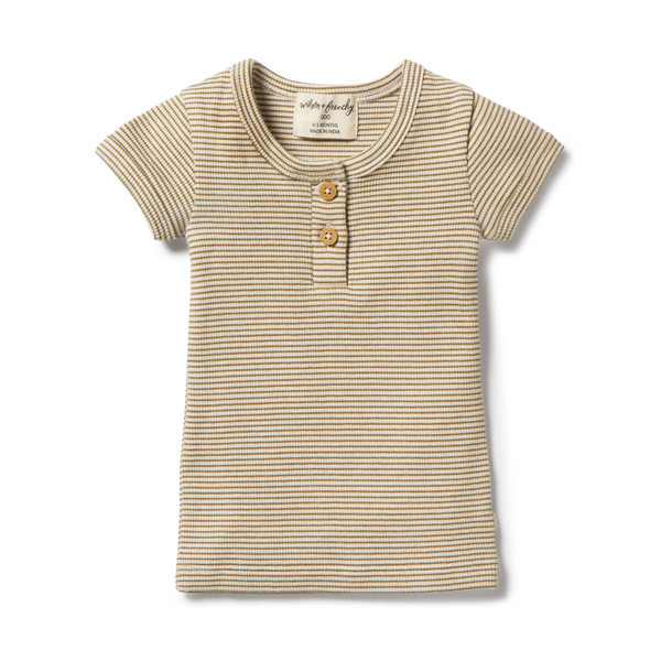 Wilson & Frenchy Rib Henley Tee