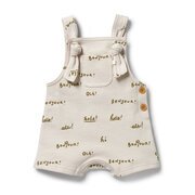 Wilson & Frenchy French Terry Overall-bodysuits-and-rompers-Bambini
