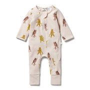 Wilson & Frenchy Zipsuit With Feet-bodysuits-and-rompers-Bambini