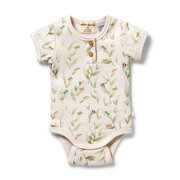 Wilson & Frenchy Rib Henley Bodysuit-bodysuits-and-rompers-Bambini