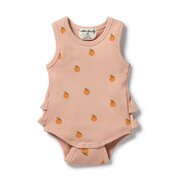 Wilson & Frenchy Ruffle Bodysuit-bodysuits-and-rompers-Bambini