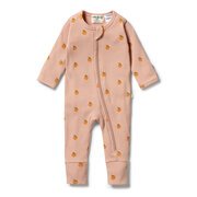Wilson & Frenchy Rib Zipsuit With Feet-bodysuits-and-rompers-Bambini