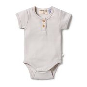 Wilson & Frenchy Rib Henley Bodysuit-bodysuits-and-rompers-Bambini