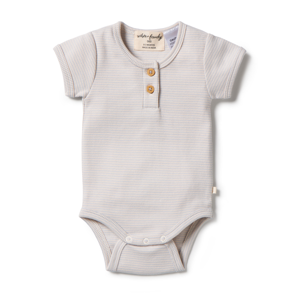 Wilson & Frenchy Rib Henley Bodysuit