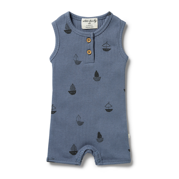 Wilson & Frenchy Rib Growsuit