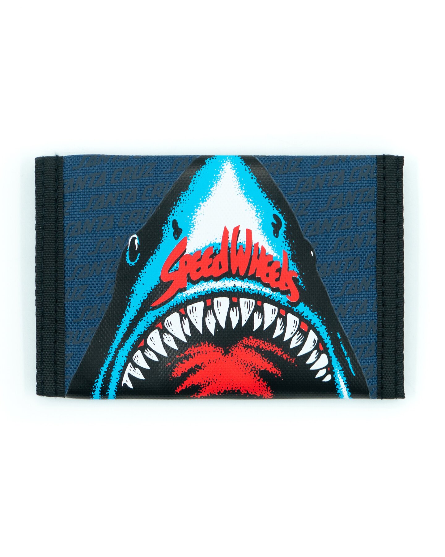 Santa Cruz Speed Wheels Shark Velcro Wallet Boys Gift Ideas Top