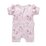 Aster & Oak Unicorn Zip Romper 