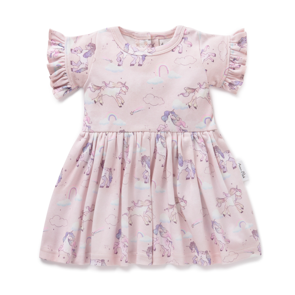 Aster & Oak Unicorn Skater Dress