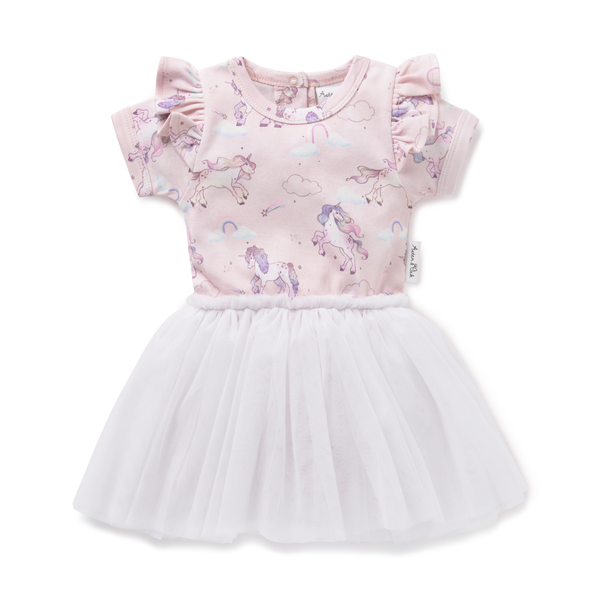 Aster & Oak Unicorn Tutu Dress