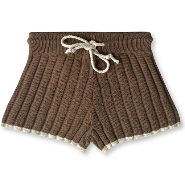 Grown Knitted Rib Shorts