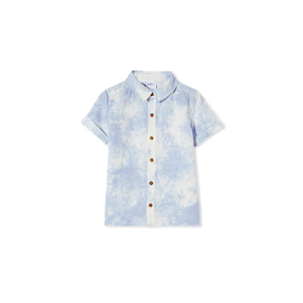 Milky Tie Dye Linen Shirt