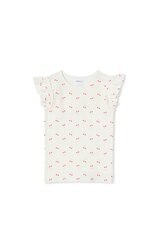 Milky Cherry Rib Tee-tops-Bambini