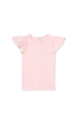Milky Rosebud Rib Tee-tops-Bambini