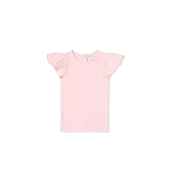 Milky Rosebud Rib Tee