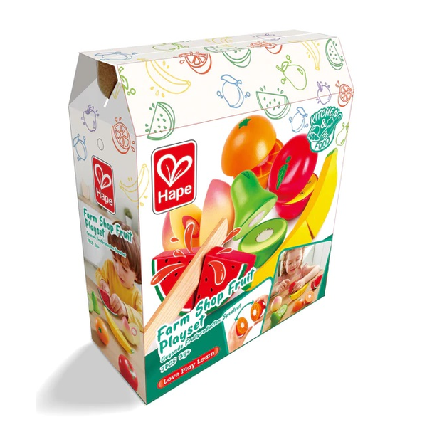 Hape Farm Shop Fruit Playset