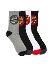 Santa Cruz Classic Dot Crew Socks 4 Pack-underwear-and-socks-Bambini