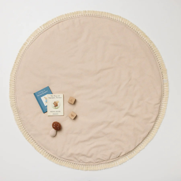 Over The Dandelion Linen Play Mat