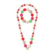 Pink Poppy Bright Bow Necklace-Bracelet Set-jewellery-Bambini