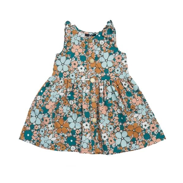 Animal Crackers Floral Pinafore