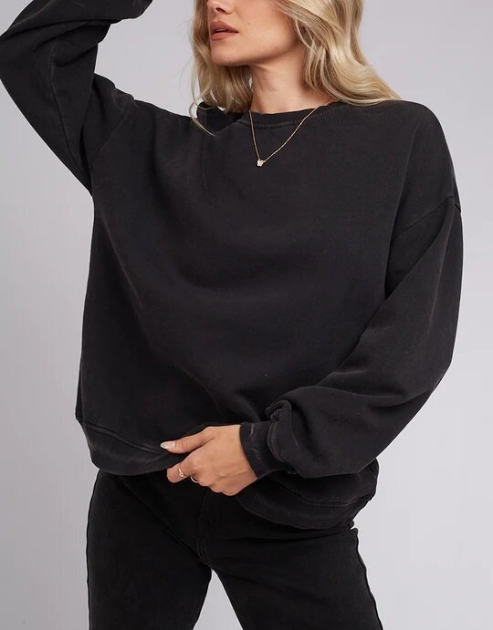 Silent Theory Oversized Crew Womens Tops Top Kids Clothing Store In