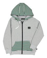 Radicool Stripe Pocket Zip Hood-tops-Bambini