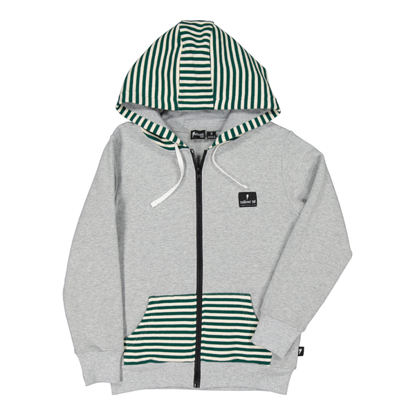 Radicool Stripe Pocket Zip Hood