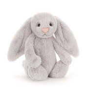Jellycat Bashful Bunny Silver Small-toys-Bambini