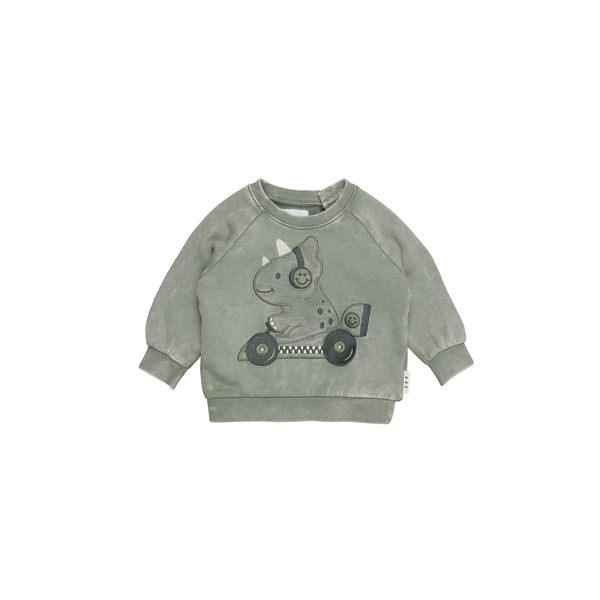 Huxbaby Dino Racer Sweatshirt