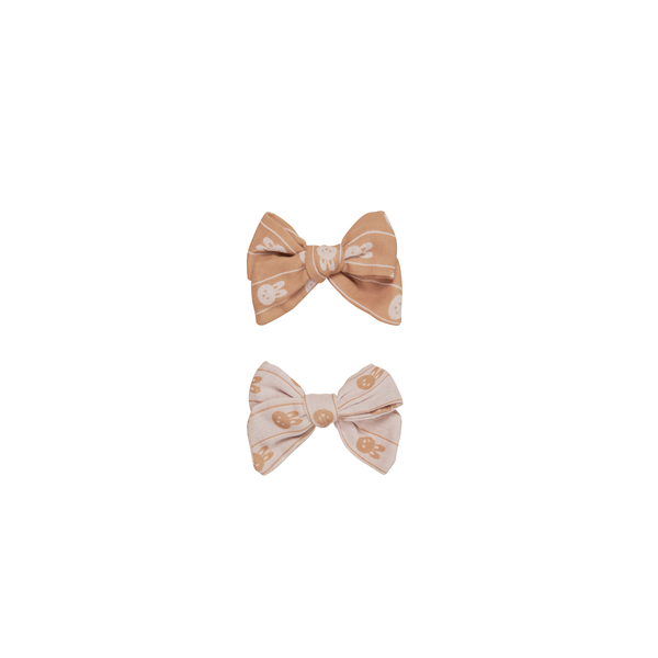 Huxbaby Bunny Hair Bows 2 Pack