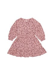Huxbaby Flower Bear Drop Shoulder Dress-dresses-and-skirts-Bambini