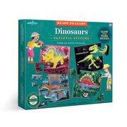 Eeboo 36pc Dinosaur Glow Puzzle-toys-Bambini